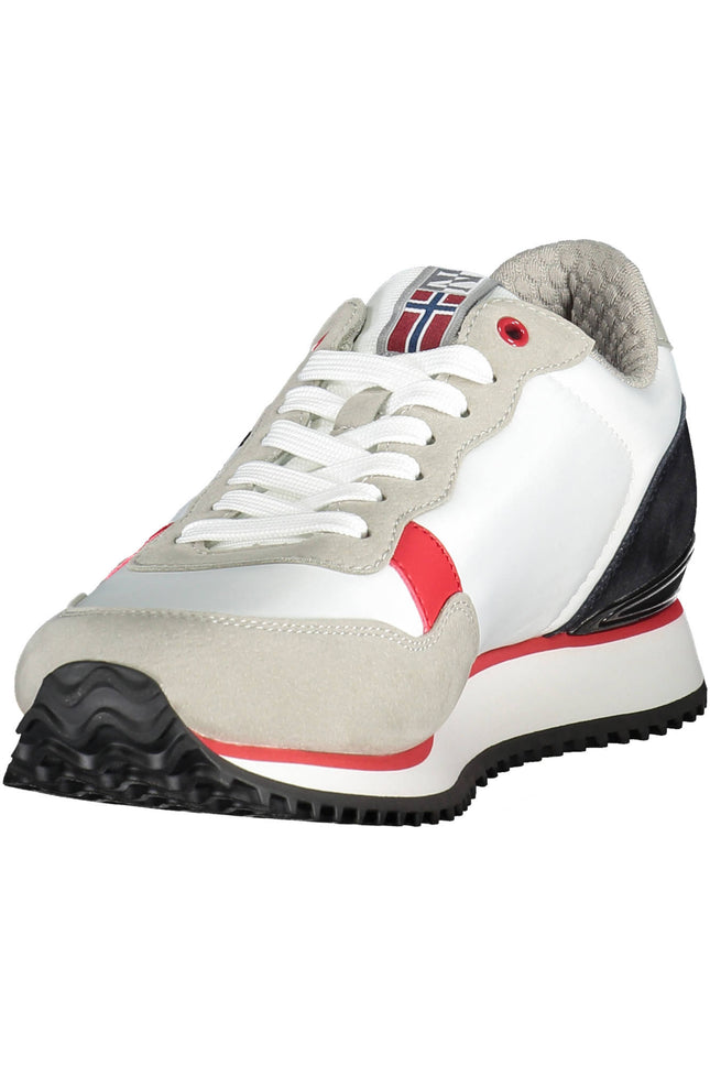 Napapijri Shoes White Man Sport Shoes-Sneakers-NAPAPIJRI SHOES-Urbanheer