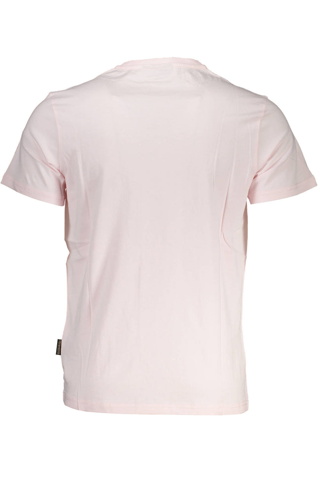 Napapijri Pink Man Short Sleeve T-Shirt-T-Shirt-NAPAPIJRI-Urbanheer