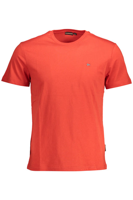 Napapijri Men'S Short Sleeve T-Shirt Red-T-Shirt-NAPAPIJRI-RED-2XL-Urbanheer