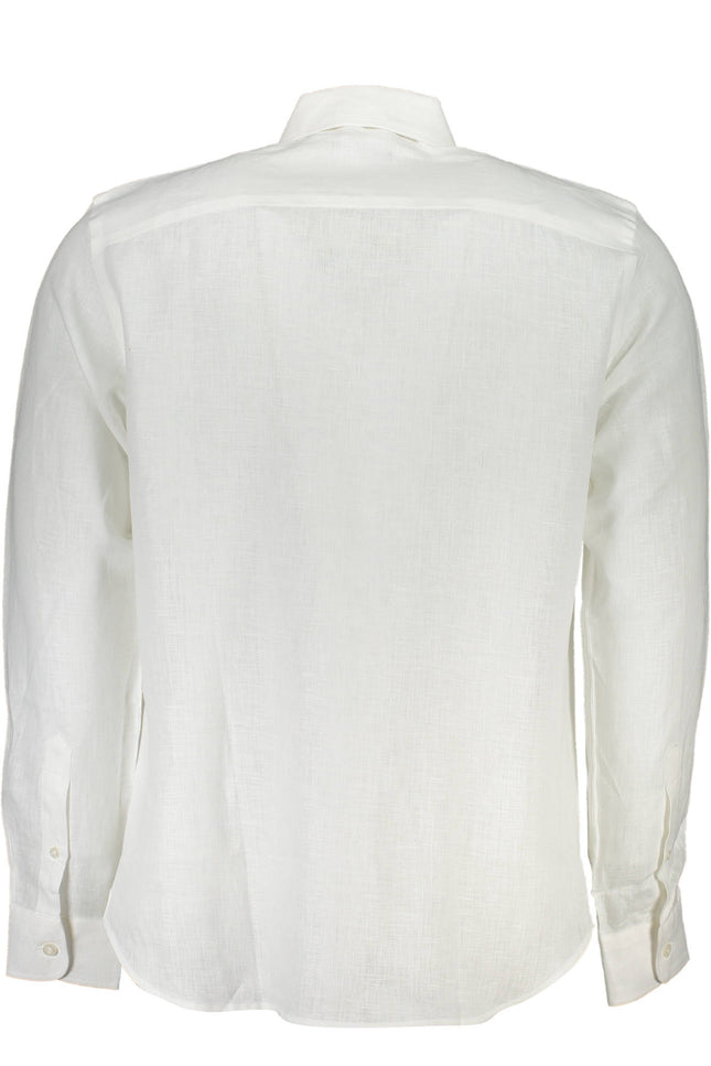 North Sails Men'S Long Sleeved Shirt White-Camicie-NORTH SAILS-Urbanheer
