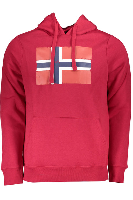 NORWAY 1963 MEN'S RED ZIP-OUT SWEATSHIRT-0