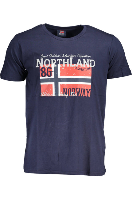 Norway 1963 Men'S Blue Short Sleeved T-Shirt-T-Shirt-NORWAY 1963-Urbanheer