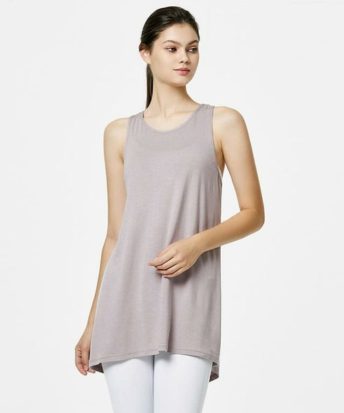 Overlap Tank-Clothing - Women-Mulawear-10-Baby Pink-Urbanheer