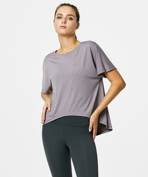 Clip-In Short Sleeve-Clothing - Women-Mulawear-10-Misty Purple-Urbanheer