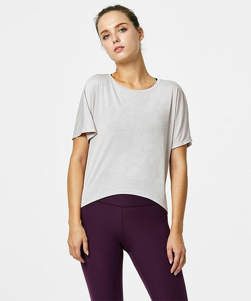 Clip-In Short Sleeve-Clothing - Women-Mulawear-10-Sand Beige-Urbanheer