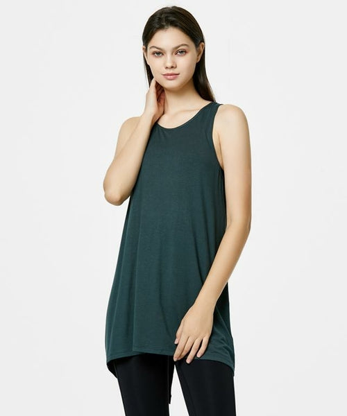 Overlap Tank-Clothing - Women-Mulawear-10-Ocean Green-Urbanheer