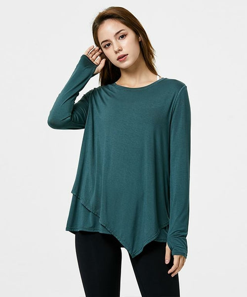Full Freedom Long Sleeve-Clothing - Women-Mulawear-10-Royal Green-Urbanheer