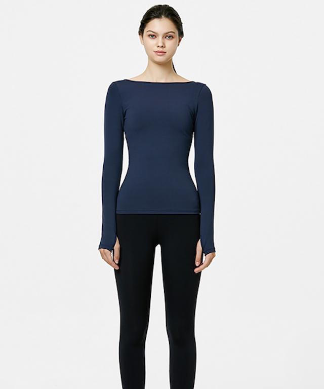 Adazio Sleeve Athletic Top-Mulawear-10-Dark Navy-Urbanheer