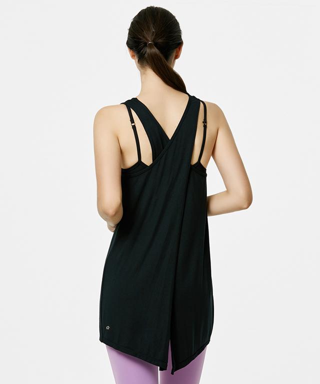 Overlap Tank-Clothing - Women-Mulawear-10-Baby Pink-Urbanheer