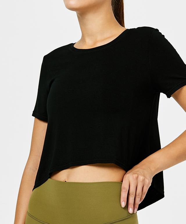 Cozy Crop Sleeve-Mulawear-10-Black-Urbanheer