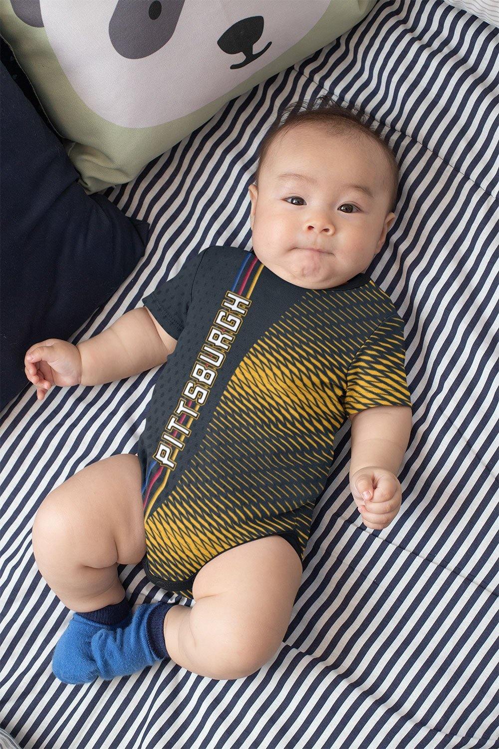 Pittsburgh Football Onesie-USA Made-Pre-Multicolored-Urbanheer