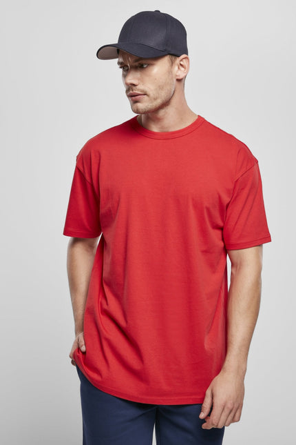 Organic Basic T-Shirt | 10 Colors | Sizes S-5Xl-Urban Classics-Red-S-Urbanheer