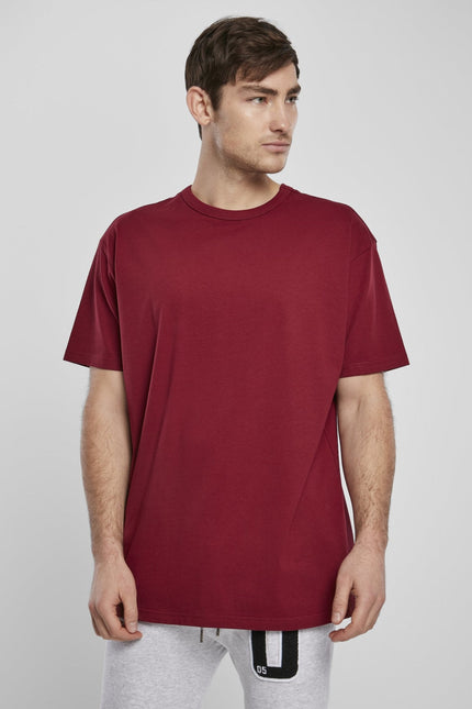 Organic Basic T-Shirt | 10 Colors | Sizes S-5Xl-Urban Classics-Burgundy-S-Urbanheer