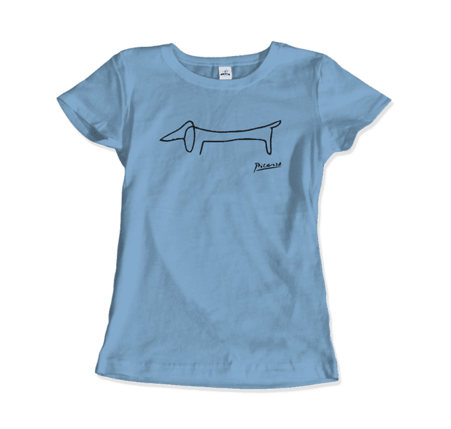 Pablo Picasso Dachshund Dog (Lump) Artwork T-Shirt-Art-O-Rama Shop-Urbanheer