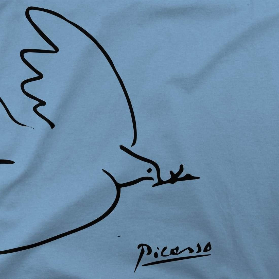 Pablo Picasso Dove Of Peace 1949 Artwork T-Shirt-Art-O-Rama Shop-Women (Fitted)-Navy-S-Urbanheer
