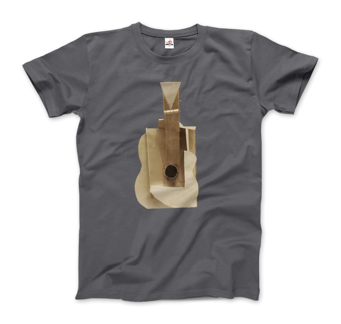 Pablo Picasso Guitar Sculpture 1912 Artwork T-Shirt-Art-O-Rama Shop-Women (Fitted)-White-S-Urbanheer