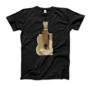 Pablo Picasso Guitar Sculpture 1912 Artwork T-Shirt-Art-O-Rama Shop-Men (Unisex)-Black-S-Urbanheer