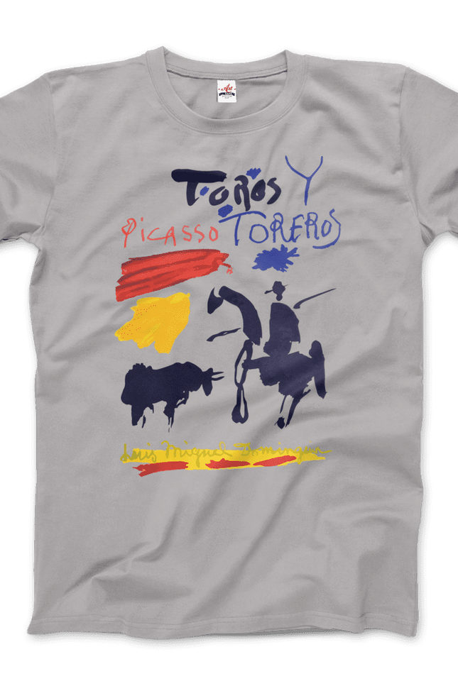 Pablo Picasso Toros Y Toreros Book Cover 1961 Artwork T-Shirt-Art-O-Rama Shop-Urbanheer