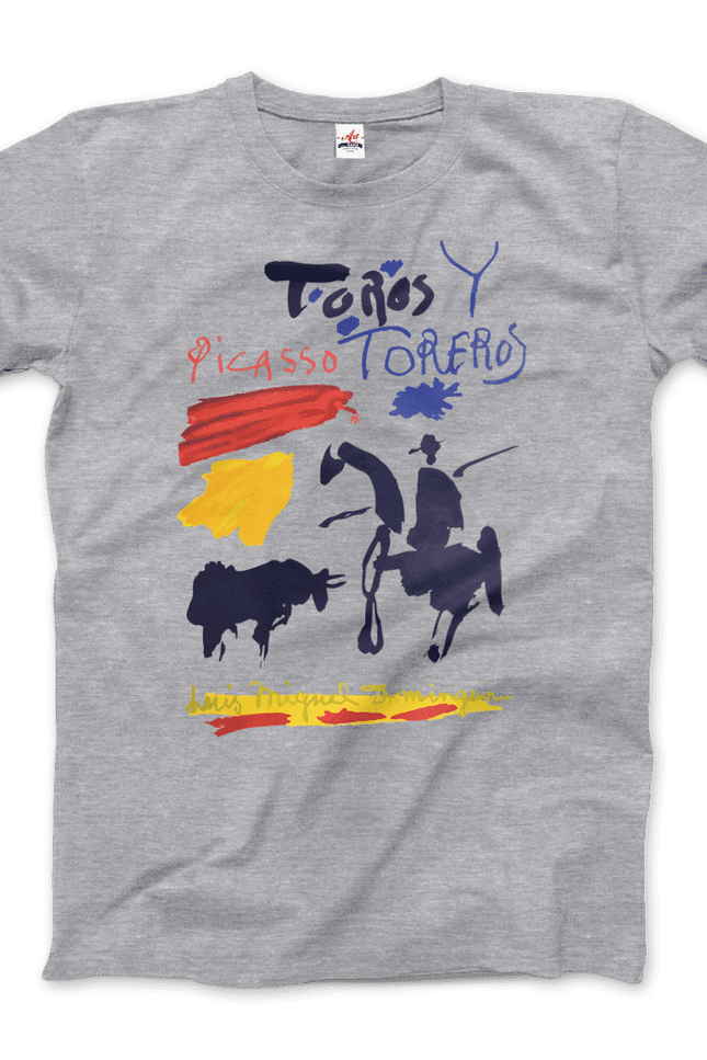 Pablo Picasso Toros Y Toreros Book Cover 1961 Artwork T-Shirt-Art-O-Rama Shop-Urbanheer