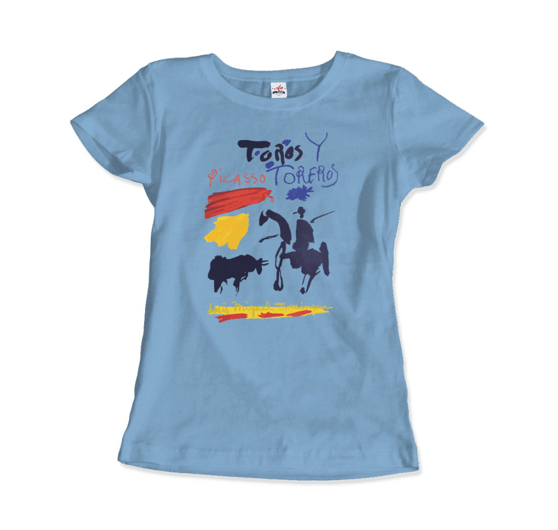 Pablo Picasso Toros Y Toreros Book Cover 1961 Artwork T-Shirt-Art-O-Rama Shop-Men (Unisex)-White-S-Urbanheer