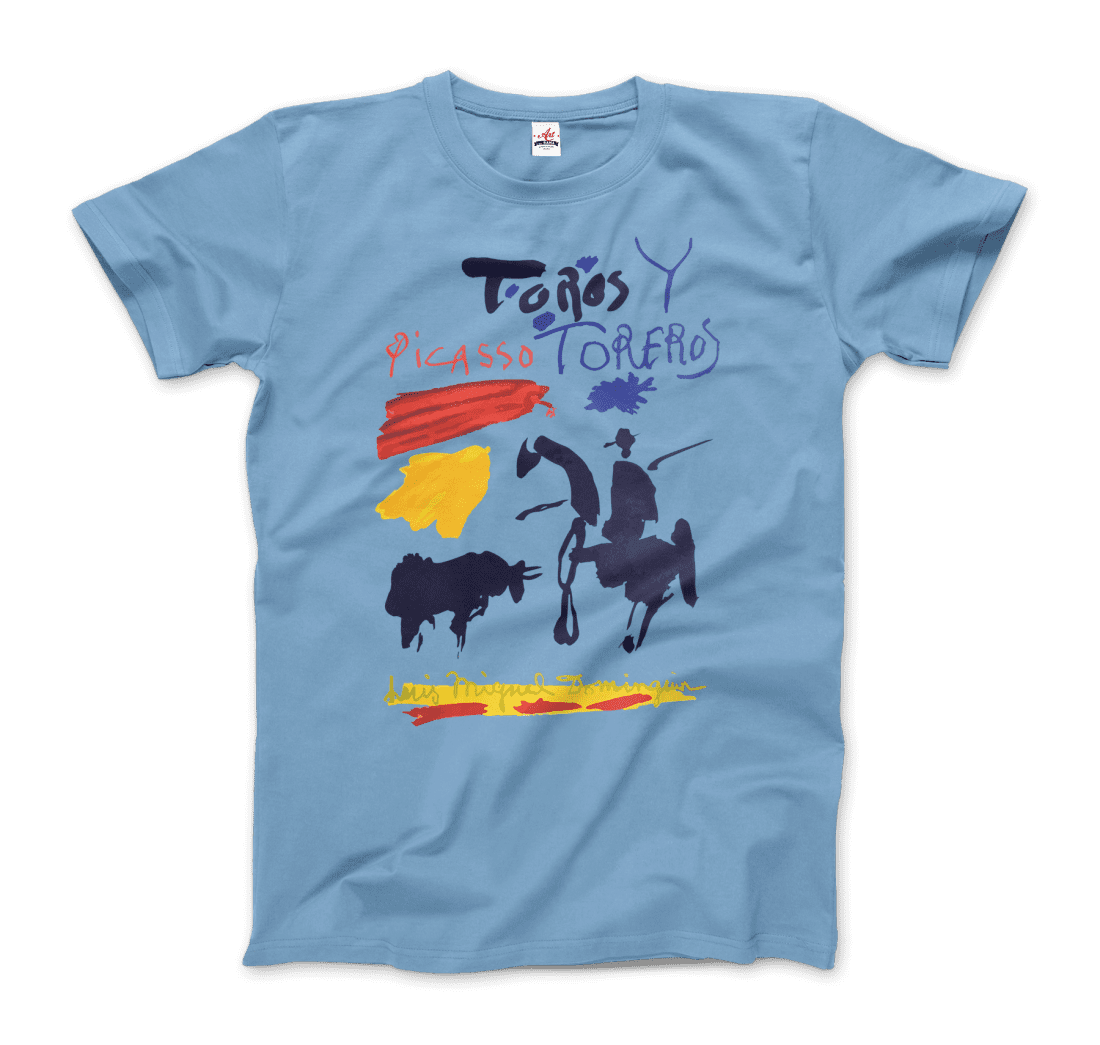 Pablo Picasso Toros Y Toreros Book Cover 1961 Artwork T-Shirt-Art-O-Rama Shop-Men (Unisex)-White-S-Urbanheer