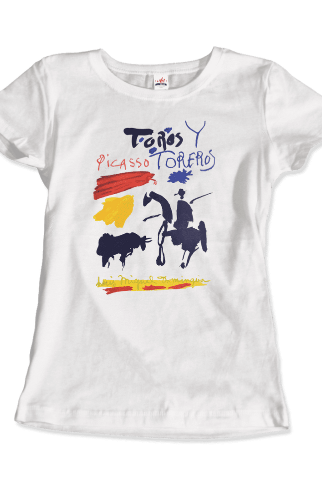 Pablo Picasso Toros Y Toreros Book Cover 1961 Artwork T-Shirt-Art-O-Rama Shop-Men (Unisex)-Heather Grey-S-Urbanheer