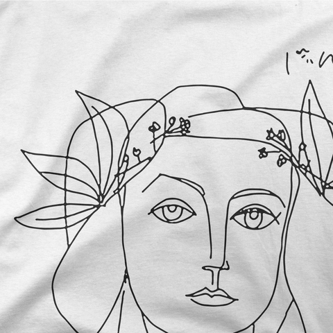 Pablo Picasso War And Peace 1952 Artwork T-Shirt-Art-O-Rama Shop-Men (Unisex)-White-S-Urbanheer