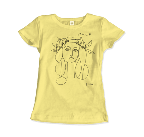 Pablo Picasso War And Peace 1952 Artwork T-Shirt-Art-O-Rama Shop-Women (Fitted)-Black-S-Urbanheer