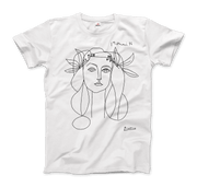 Pablo Picasso War And Peace 1952 Artwork T-Shirt-Art-O-Rama Shop-Men (Unisex)-White-S-Urbanheer