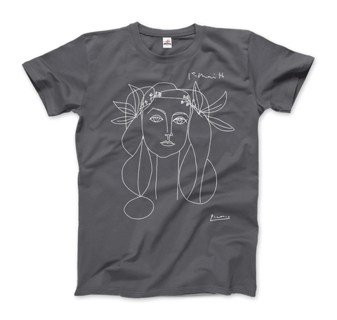 Pablo Picasso War And Peace 1952 Artwork T-Shirt-Art-O-Rama Shop-Men (Unisex)-White-S-Urbanheer
