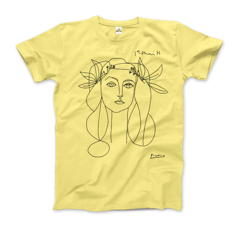 Pablo Picasso War And Peace 1952 Artwork T-Shirt-Art-O-Rama Shop-Men (Unisex)-Light Blue-S-Urbanheer