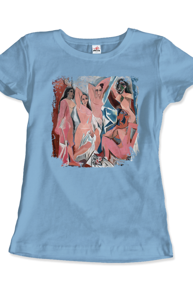 Picasso - Les Demoiselles d'Avignon, 1907 Artwork T-Shirt-T-Shirt-Art-O-Rama Shop-Urbanheer