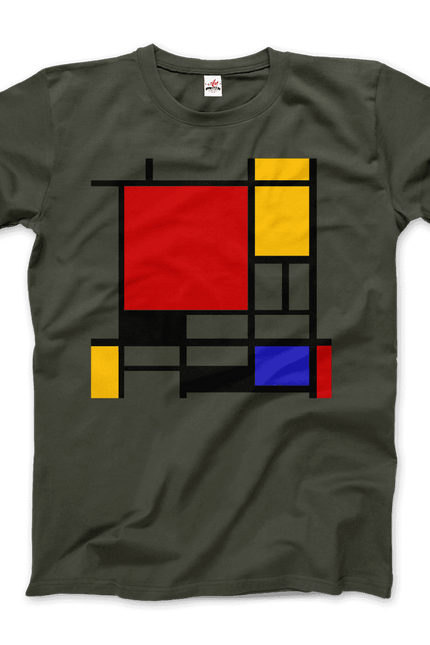 Piet Mondrian - Composition With Red, Yellow, And Blue - 1942 Artwork T-Shirt