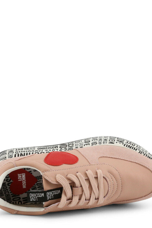 Pink Heart Sneakers-Love Moschino-Urbanheer