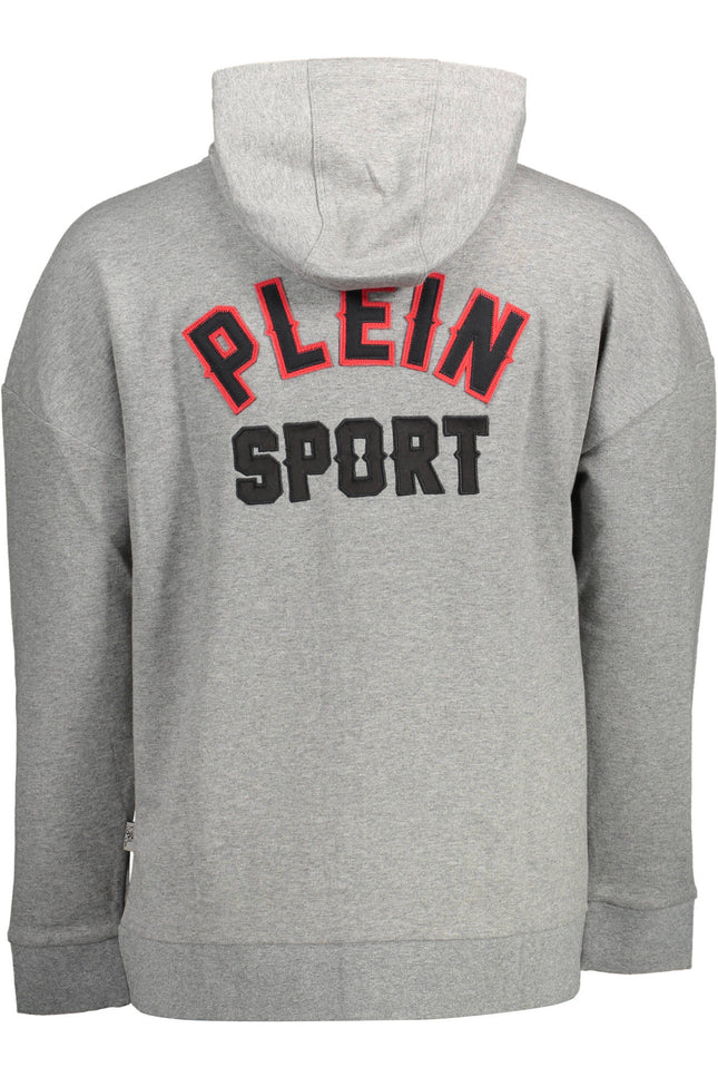 Plein Sport Sweatshirt With Zip Man Gray-PLEIN SPORT-Urbanheer