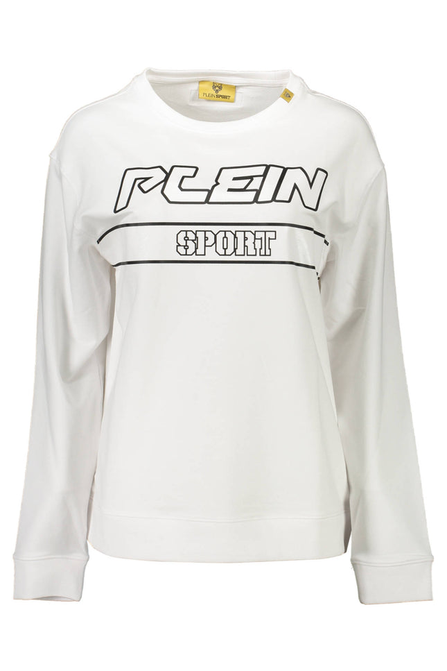 Plein Sport Sweatshirt Without Zip Woman White-Clothing - Women-PLEIN SPORT-Urbanheer