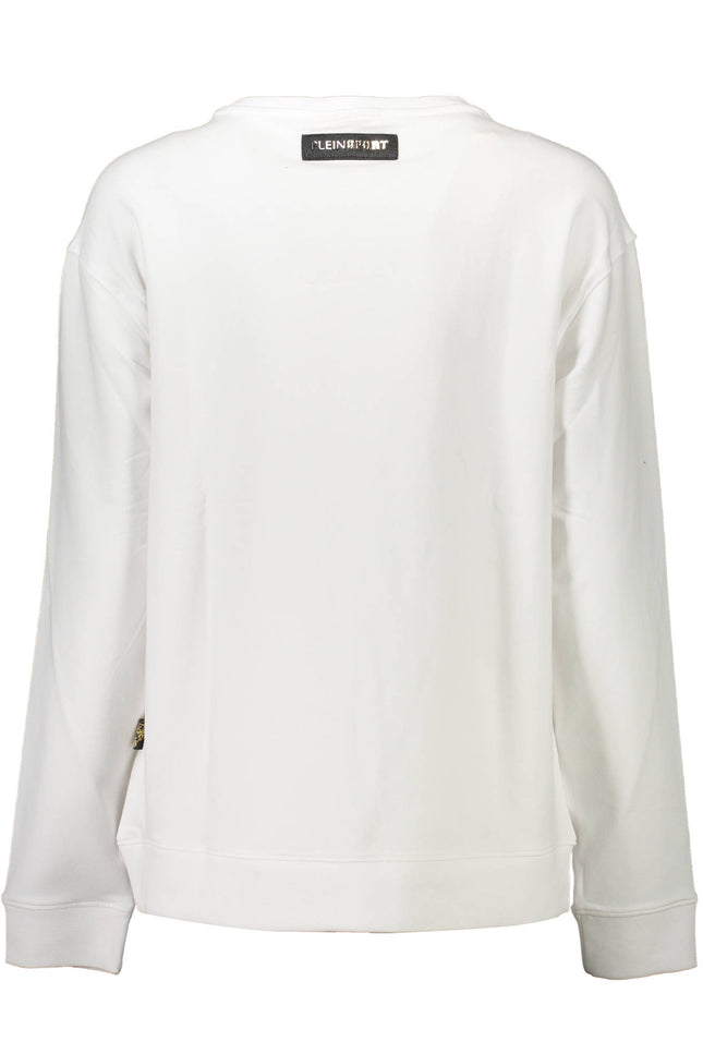 Plein Sport Sweatshirt Without Zip Woman White-Clothing - Women-PLEIN SPORT-Urbanheer