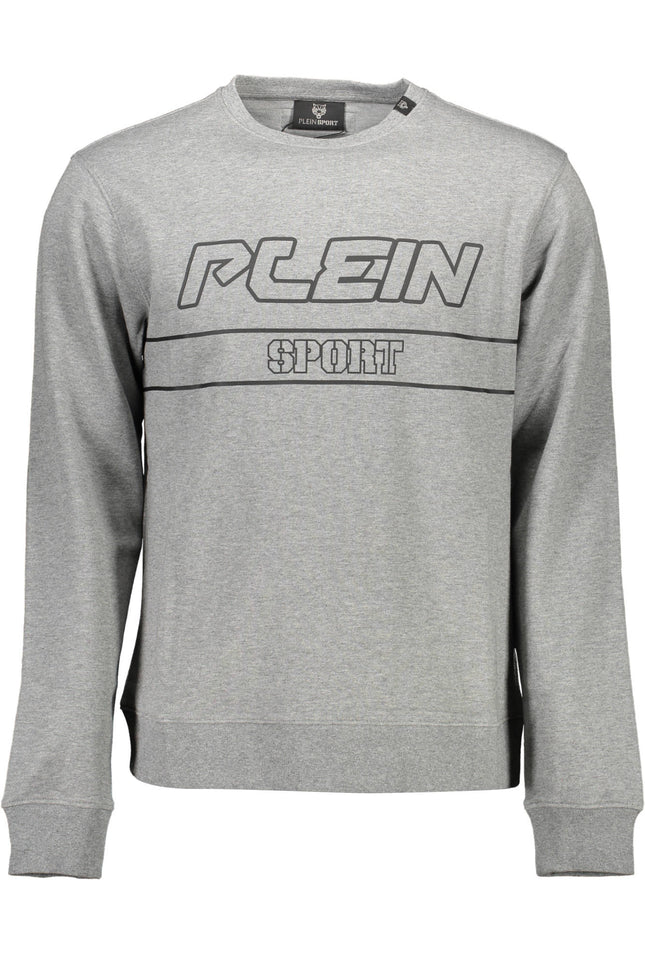 Plein Sport Sweatshirt Without Zip Man Gray-Clothing - Men-PLEIN SPORT-Urbanheer