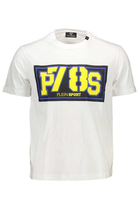 Plein Sport White Men'S Short Sleeve T-Shirt-PLEIN SPORT-WHITE-S-Urbanheer