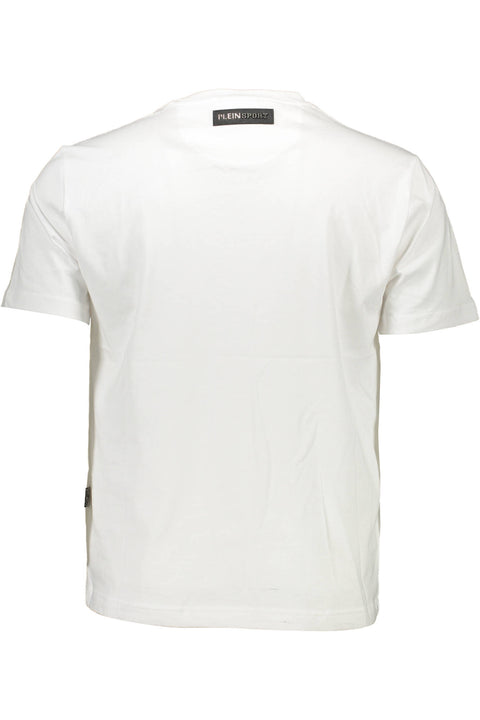 Plein Sport White Men'S Short Sleeve T-Shirt-PLEIN SPORT-WHITE-S-Urbanheer