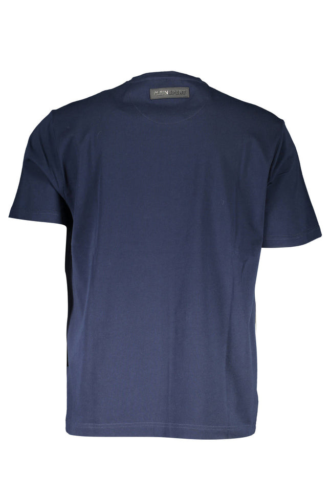 Plein Sport Men'S Short Sleeve T-Shirt Blue-PLEIN SPORT-BLUE-S-Urbanheer
