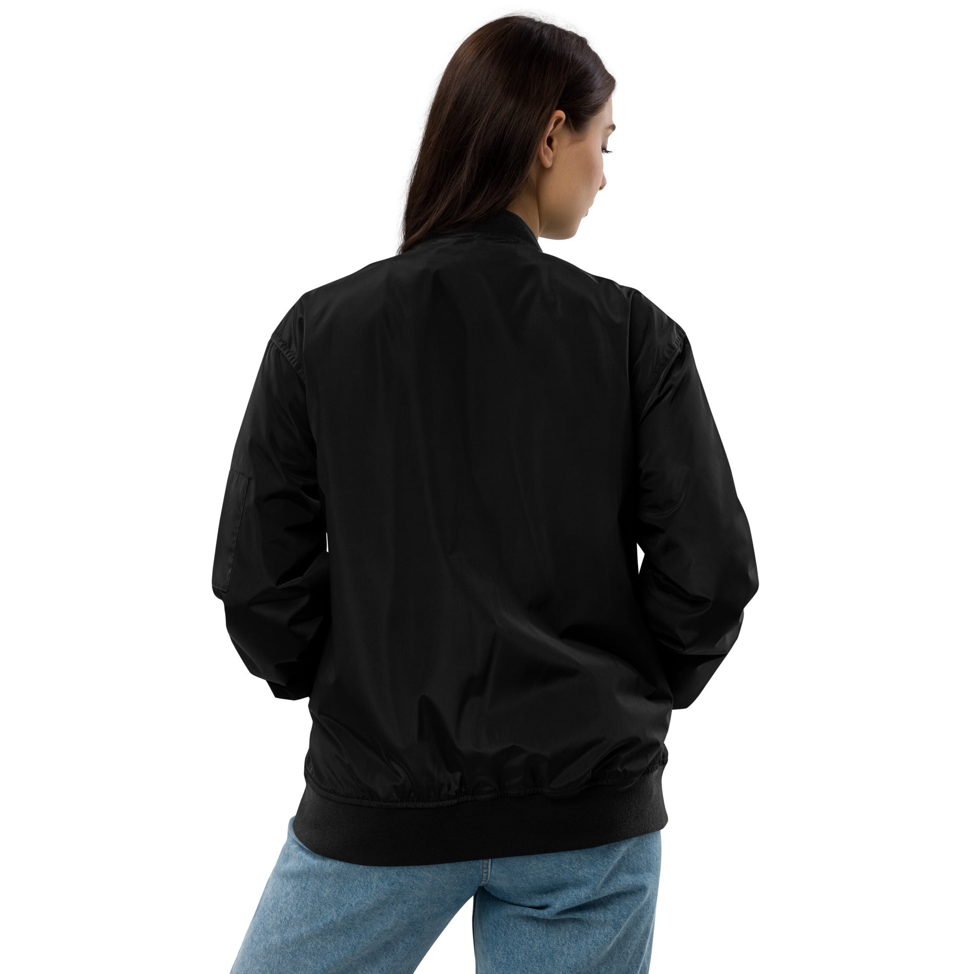 Anacotte Premium Recycled Bomber Jacket Black And Green-Anacotte-Black-XS-Urbanheer