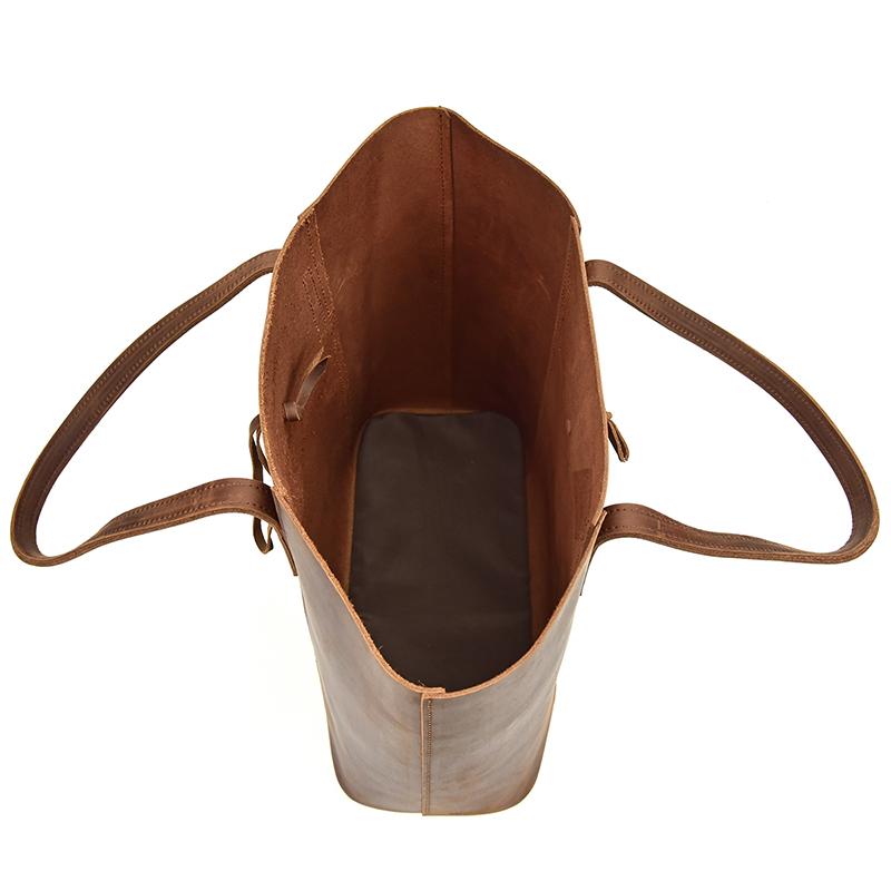 The Taavi Tote | Handcrafted Leather Tote Bag-STEEL HORSE LEATHER-Urbanheer