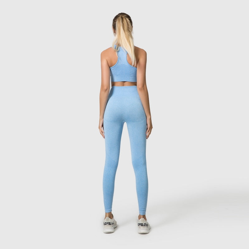 Active Crop Top & Leggings Suit-UHXC-PantsBlue-M-Urbanheer