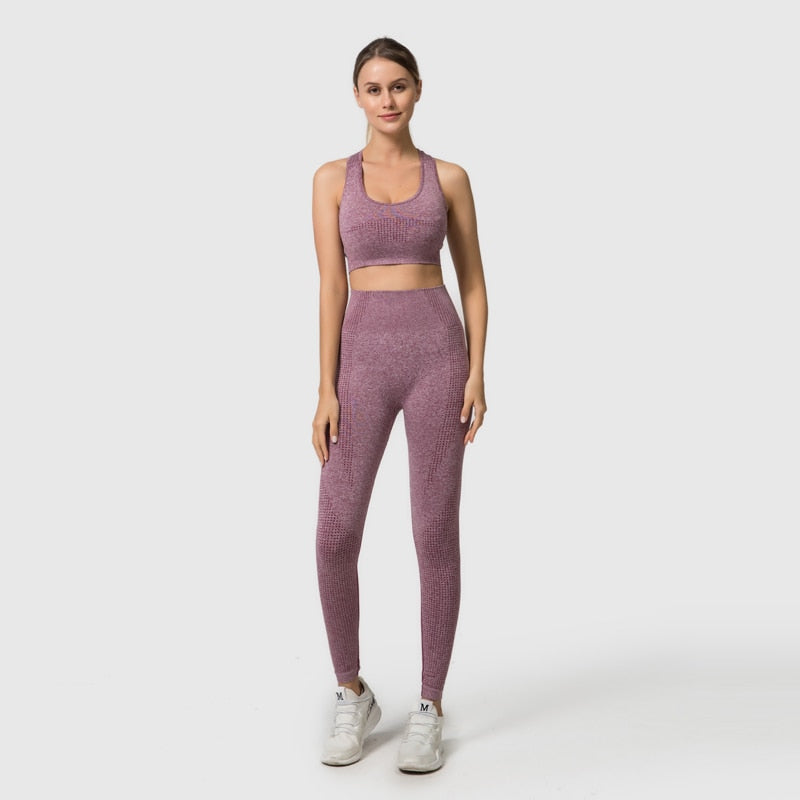 Active Crop Top & Leggings Suit-UHXC-PantsBlue-M-Urbanheer