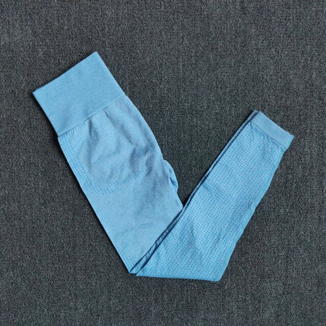 Active Crop Top & Leggings Suit-UHXC-PantsBlue-M-Urbanheer