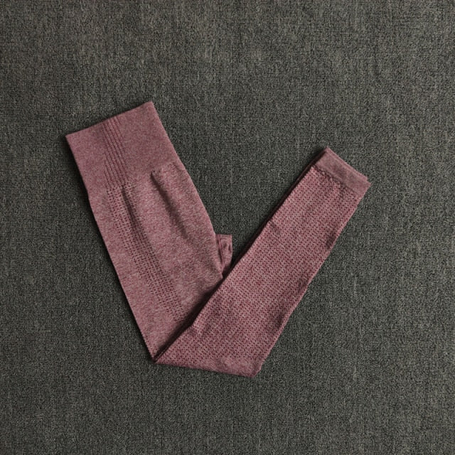 Active Crop Top & Leggings Suit-UHXC-PantsWine-L-Urbanheer