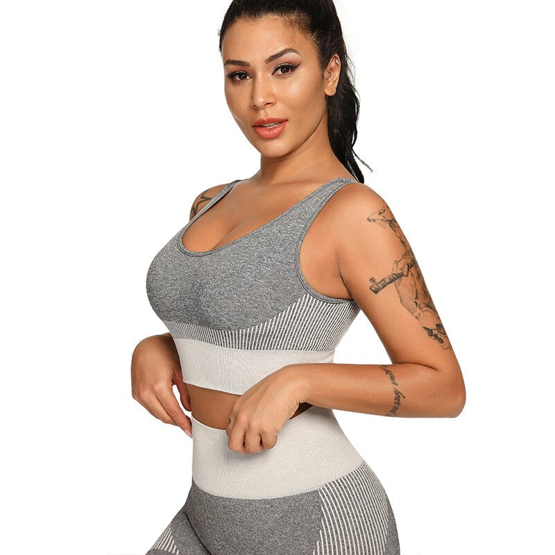 Seamless Yoga Tank Top-UHXC-white gray bra-XL-United States-Urbanheer