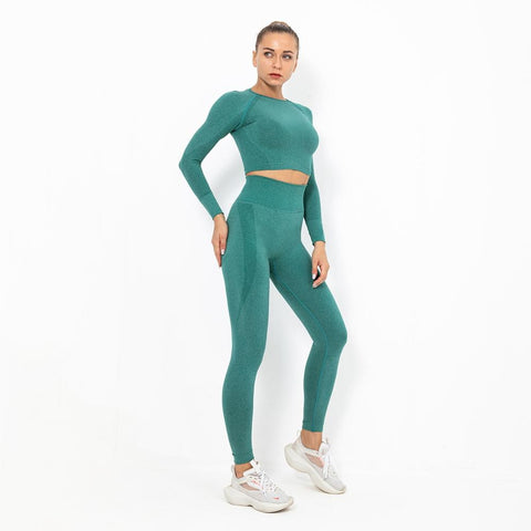 Autumn Yoga Set Women Gym Clothes Seamless Fitness Sportswear Tracksuit Long Sleeve Shirts Leggings Workout Clothing Outfits-UHXC-purple set-L-United States-Urbanheer