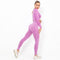 Autumn Yoga Set Women Gym Clothes Seamless Fitness Sportswear Tracksuit Long Sleeve Shirts Leggings Workout Clothing Outfits-UHXC-glass green set-L-United States-Urbanheer